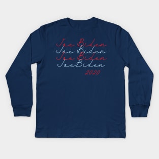 Joe Biden for President 2020 Kids Long Sleeve T-Shirt